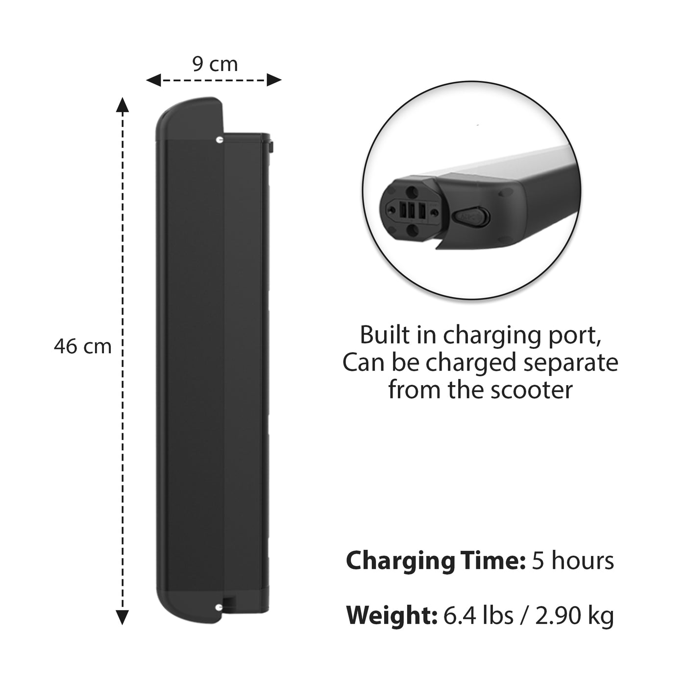 X6 Electric Scooter Battery