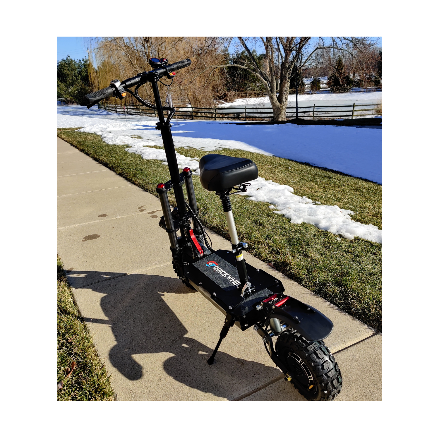 Quickwheel EXPLORER - 5600w 60V Dual Motor Folding Electric Scooter – Electric City Rides